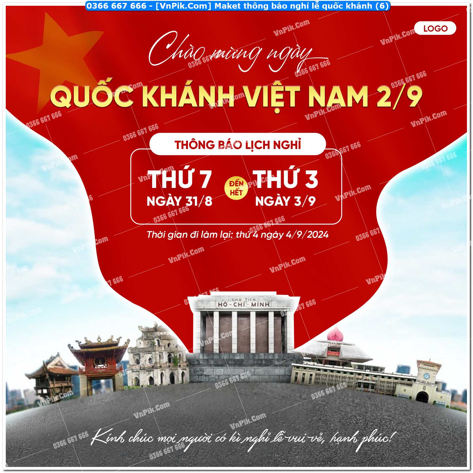 Maket thông báo nghỉ lễ quốc khánh (6)